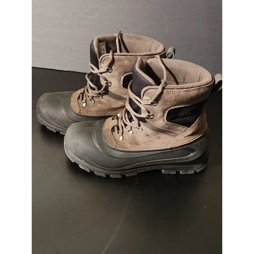 Sorel Buxton Lace Mens Brown Waterproof Insulated Snow Boots NM2737-245 Size 7.5